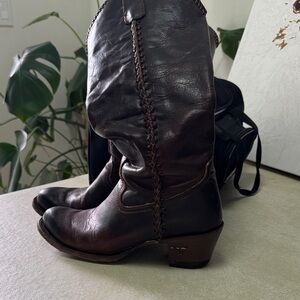Women's Brown Leather Boots
